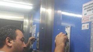 Asansör telefon kontrolü devam ediyor