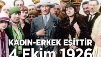KADIN ERKEK EŞİTLİĞİ GÜNÜ KUTLU OLSUN