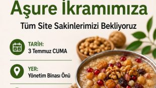 3 AŞURE DAĞITIM ETKİNLİĞİNE DAVET