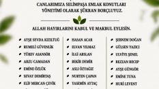 TEŞEKKÜR MESAJI